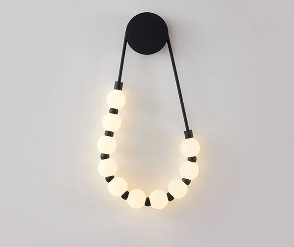 Applique Murale "Collier Lumineux" – Design Unique et Élégance Moderne