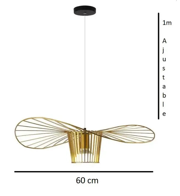 Suspension 'Ailes d'Or' : - Concept Darna