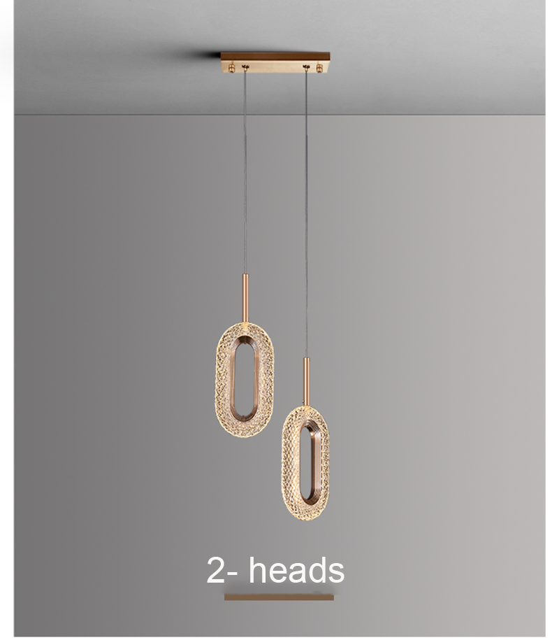 Suspension Luminaire en Laiton Moderne