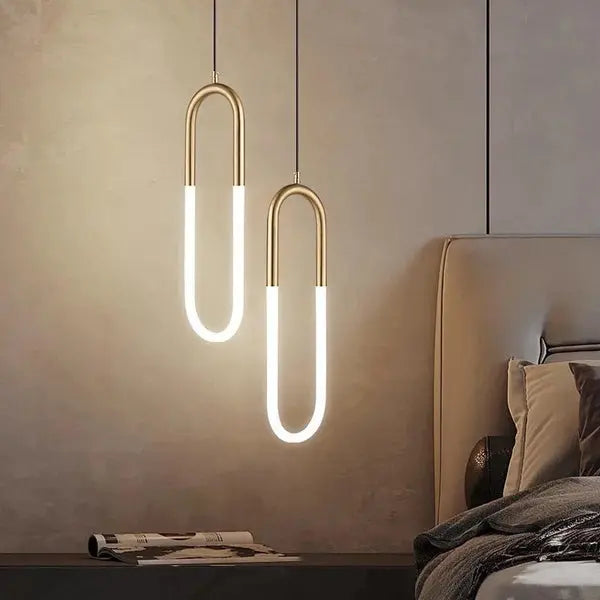 Suspension Moderne "Lueur Minimaliste" – Éclat Subtil et Design Contemporain pour Chambres à Coucher - Concept Darna